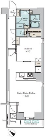 Brillia ist 文京六義園(ブリリアイスト文京六義園)の物件間取画像